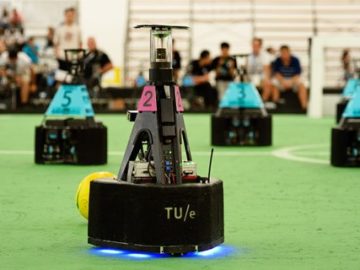 Reboocon Bionics delivered wheel system to the robotic football team of TU Eindhoven
