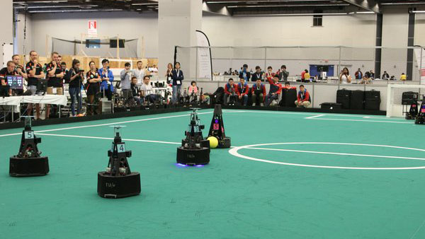 TechUnited won the champion of robo(world)cup 2018
